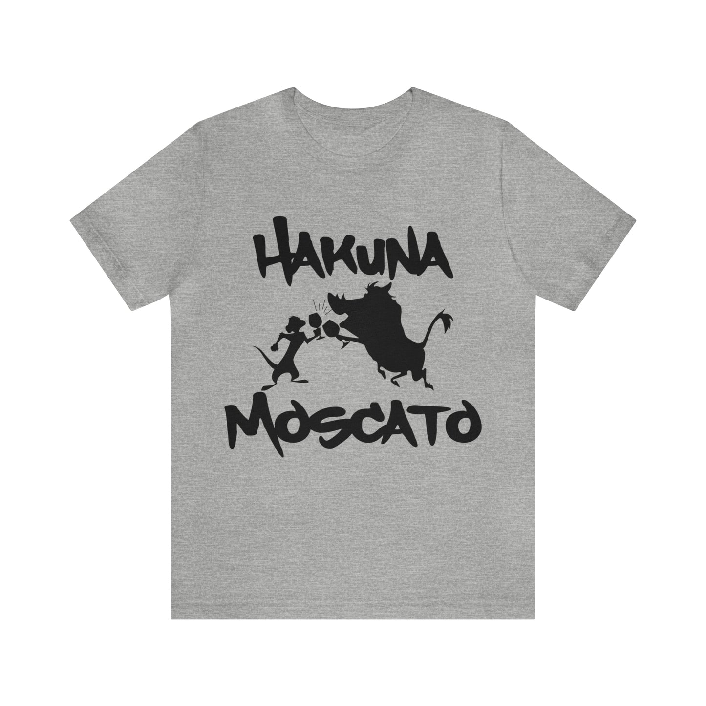 Hakuna Moscato (Black Logo) Unisex Jersey Short Sleeve Tee