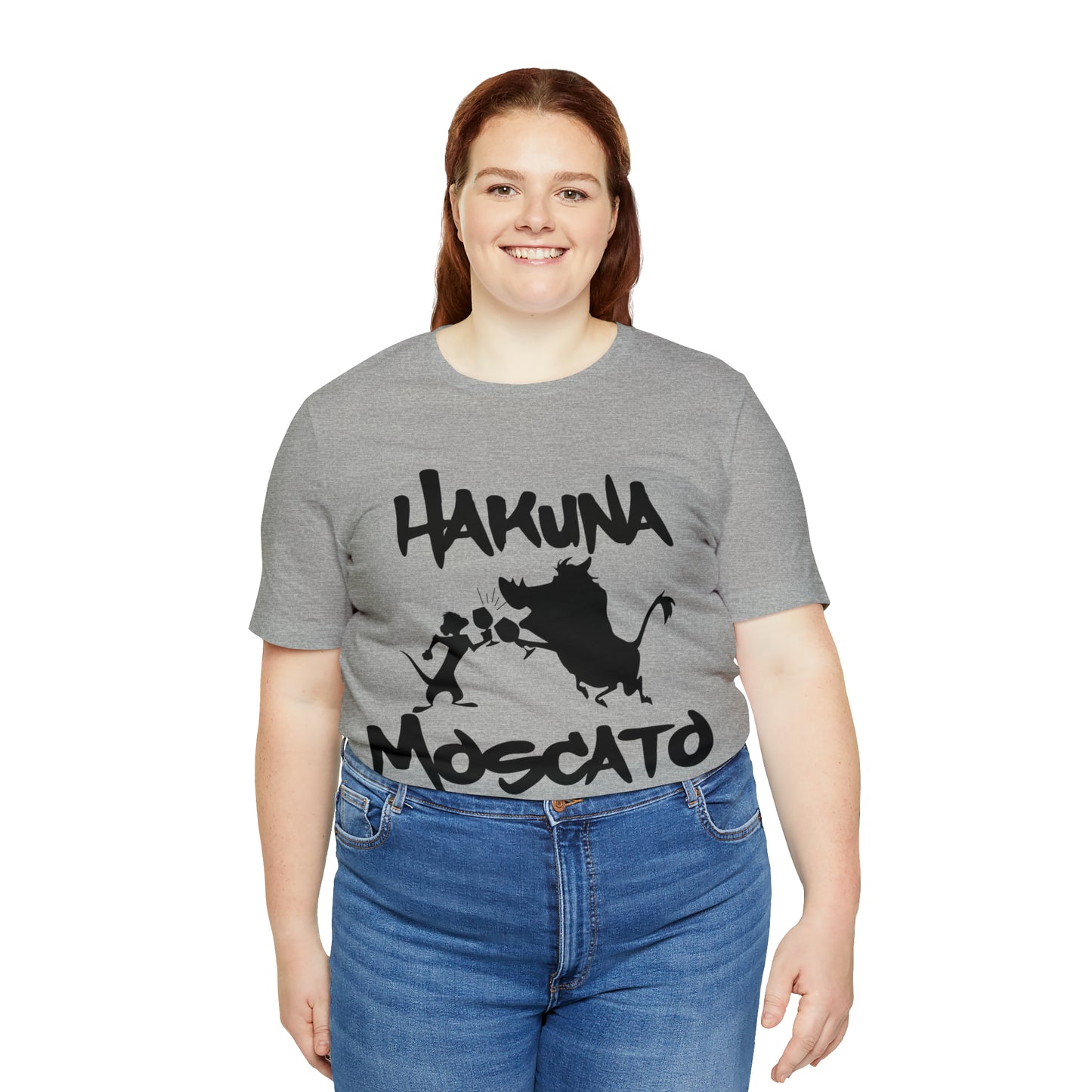 Hakuna Moscato (Black Logo) Unisex Jersey Short Sleeve Tee