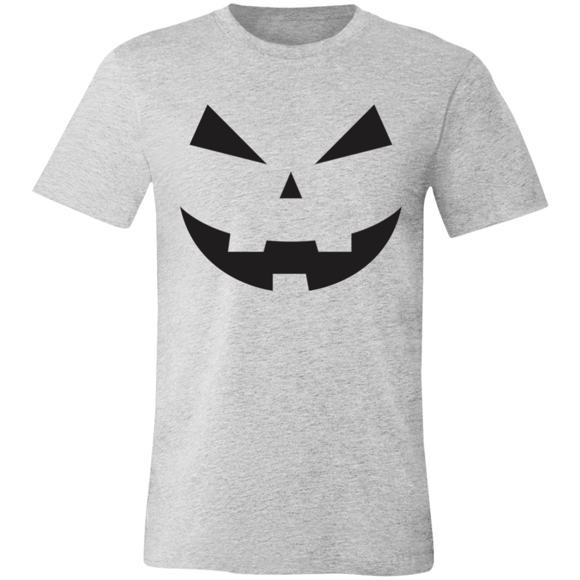 Jack-o-lantern face (black) Unisex Jersey Short-Sleeve T-Shirt