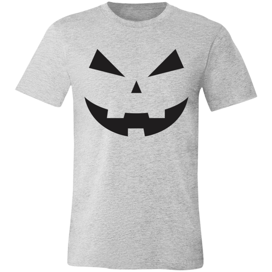 Jack-o-lantern face (black) Unisex Jersey Short-Sleeve T-Shirt