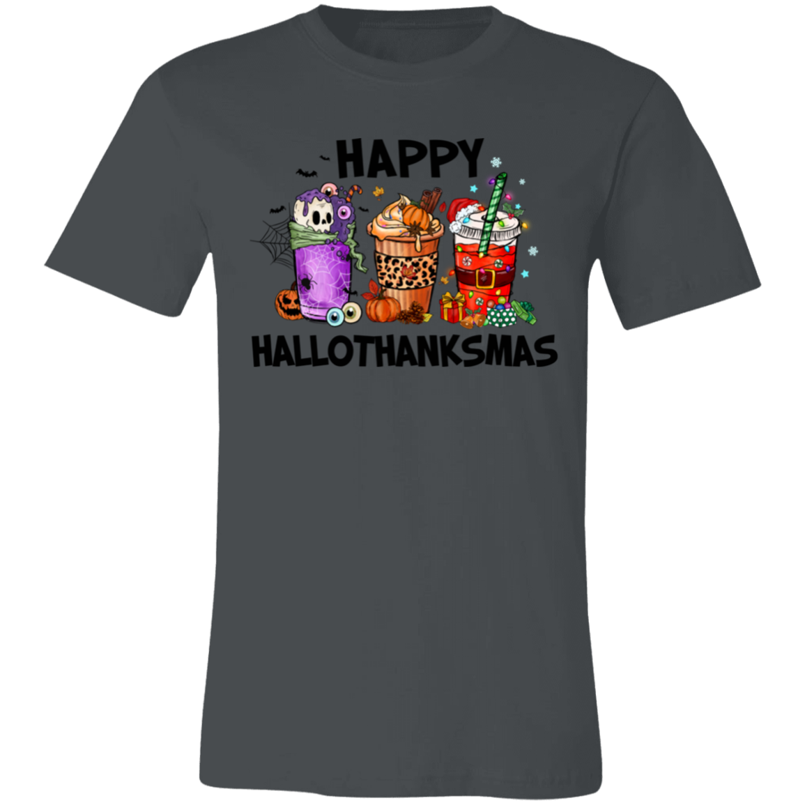 Happy Hallothanksmas Unisex Jersey Short-Sleeve T-Shirt