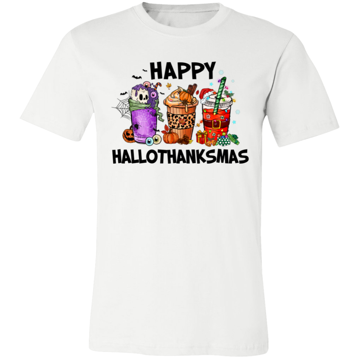 Happy Hallothanksmas Unisex Jersey Short-Sleeve T-Shirt