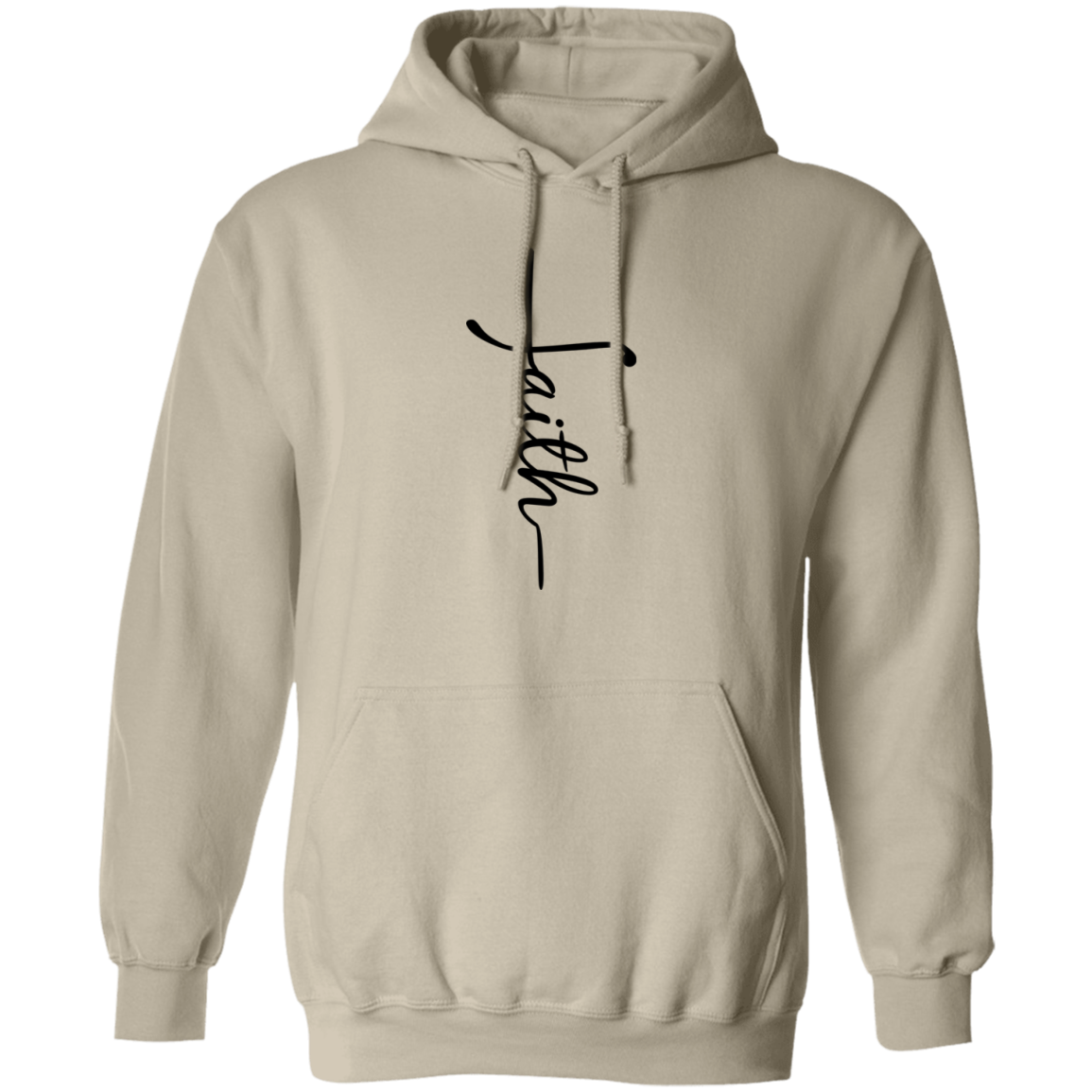 Faith (black graphic) Pullover Hoodie