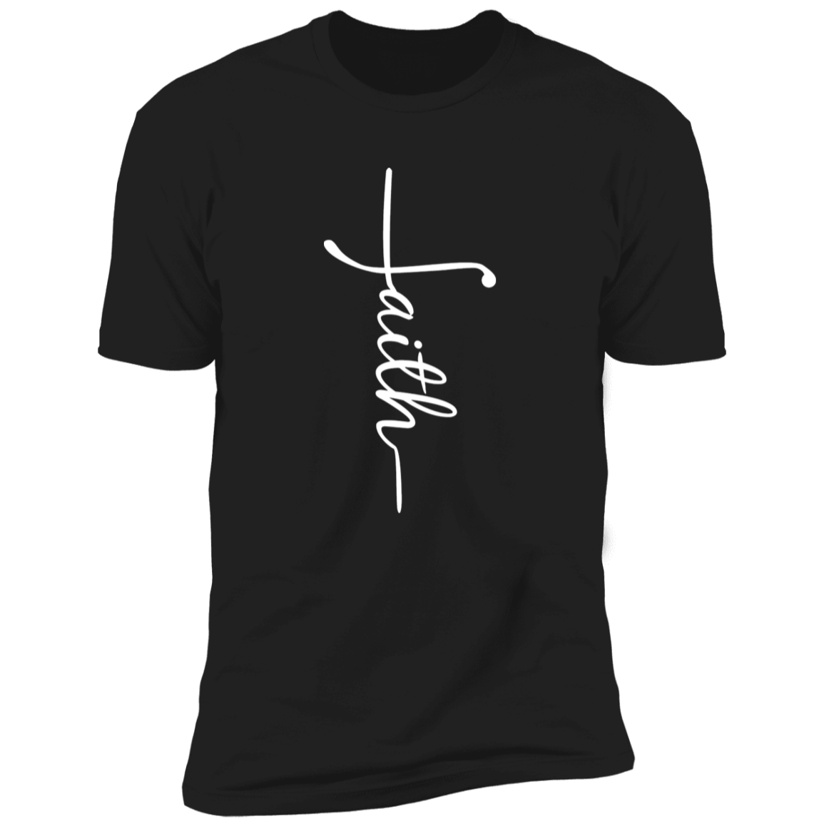 Faith (white graphic) Premium Short Sleeve T-Shirt