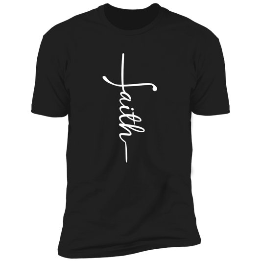 Faith (white graphic) Premium Short Sleeve T-Shirt