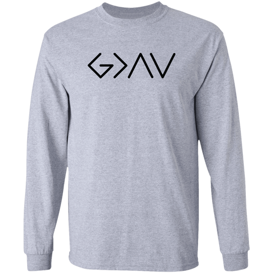 God Is Greater Than Long Sleeve Ultra Cotton T-Shirt