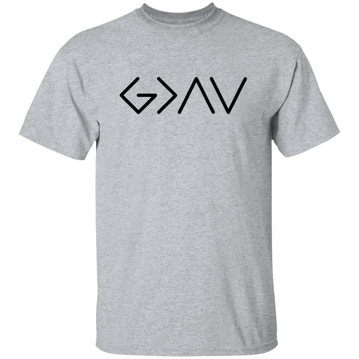 God Is Greater Than 5.3 oz. T-Shirt