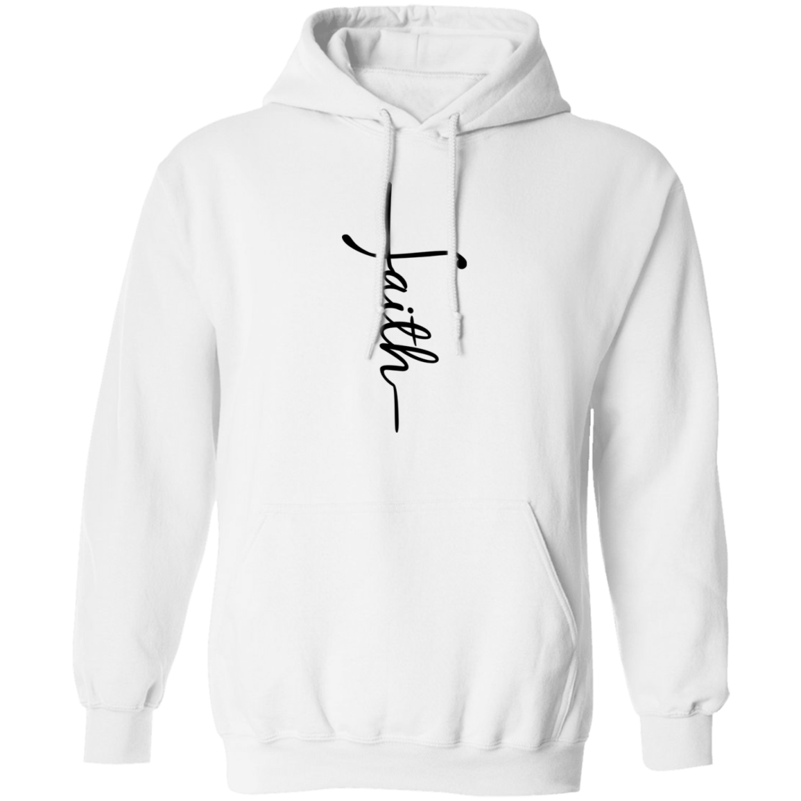 Faith (black graphic) Pullover Hoodie