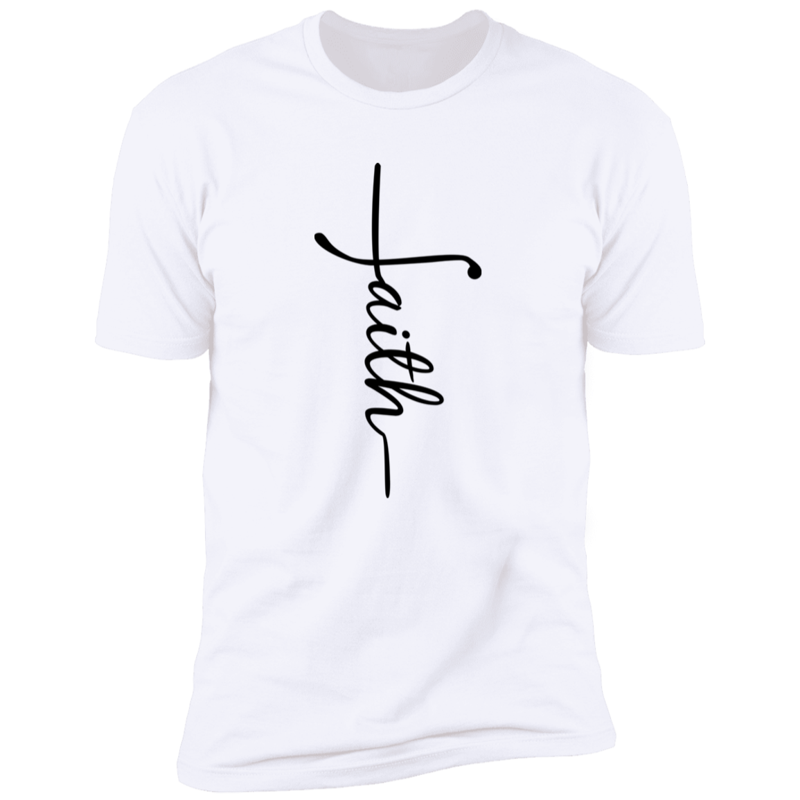 Faith (black graphic) Premium Short Sleeve T-Shirt