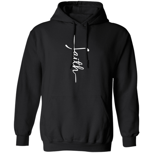 Faith (white graphic) Pullover Hoodie