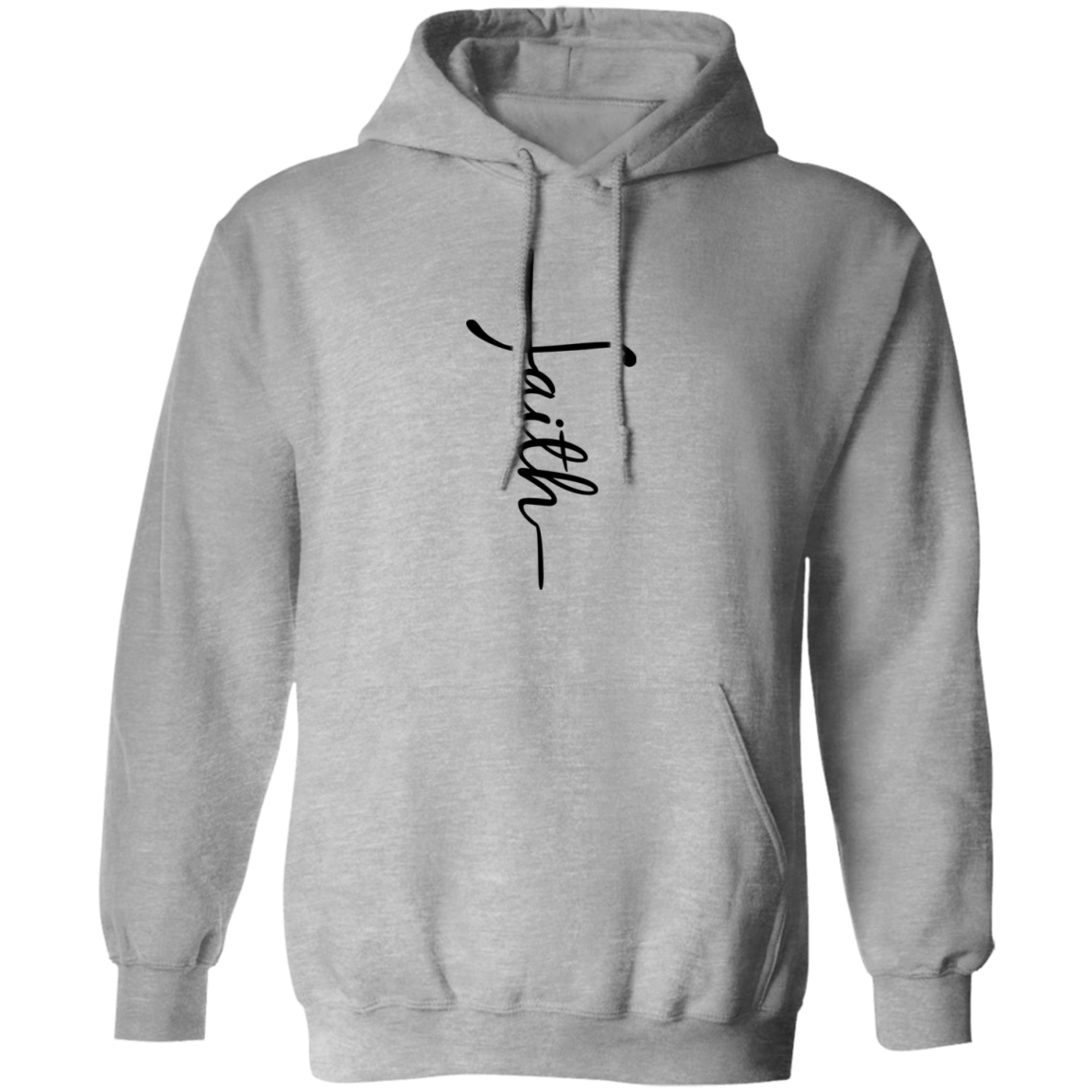 Faith (black graphic) Pullover Hoodie