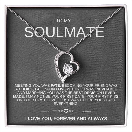 To My Soulmate Necklace | Forever Love