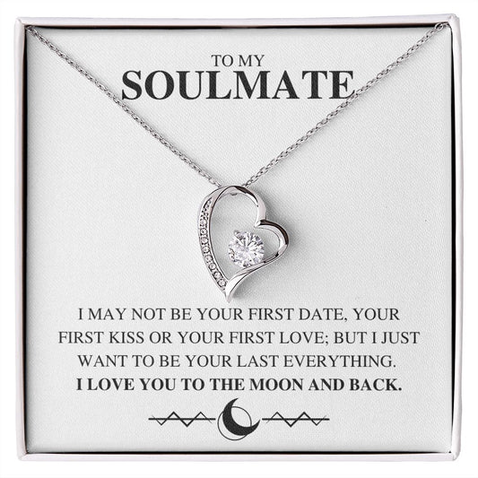 To My Soulmate | Love You To The Moon & Back | Forever Love Necklace